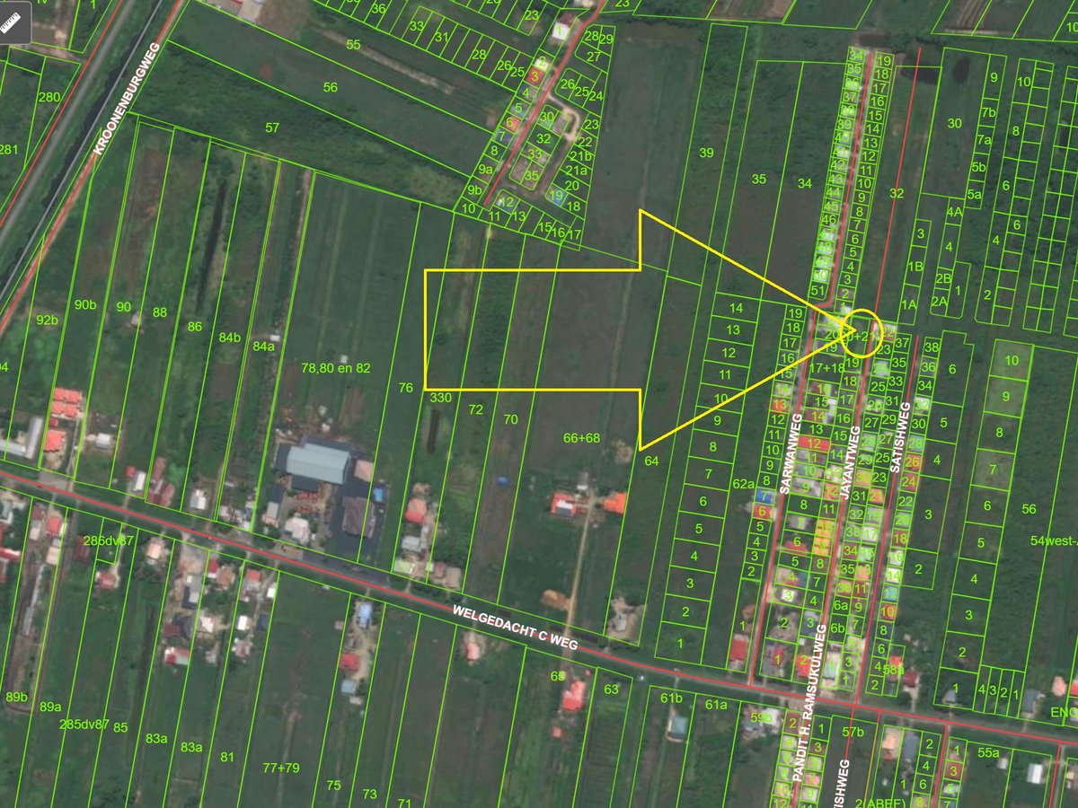 Eigendom, 380 m2, Jayantweg, zijstr Welgedacht C weg. Groot 20x19m, Hoog gelegen kavel.  Alle nutsvoorzieningen. Bewoond - Foto 2