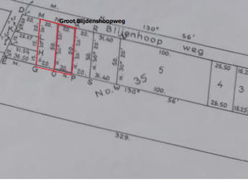 Eigendom, Helena Cristinaweg. Kavel van 1500m2